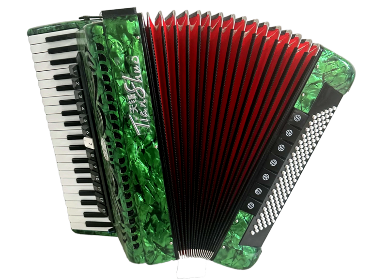 Tianshuo Piano Accordion - 120 Bass - Green