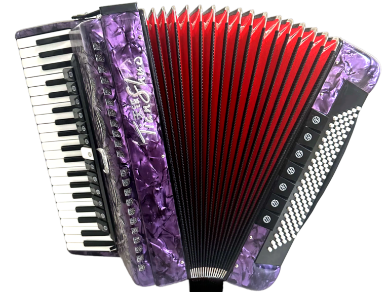 Tianshuo Piano Accordion - 120 Bass - Purple